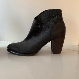 UGG Nubuck laser cut booties